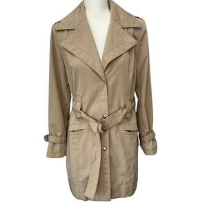 NEW YORK & COMPANY Trench Coat Size Small Classic